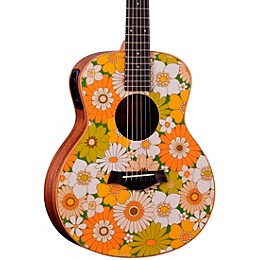 Taylor GS Mini-e Special Edition Acoustic-Electric Guitar - Floral Green