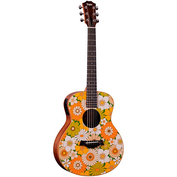 Taylor GS Mini-e Special Edition Acoustic-Electric Guitar - Floral Green