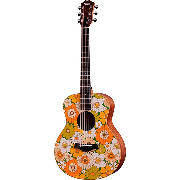 Taylor GS Mini-e Special Edition Acoustic-Electric Guitar - Floral Green