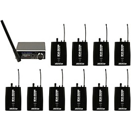 VocoPro IEM-900-10PACK Wireless Assistive Listening System - 10 Receivers and 1 Transmitter
