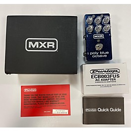 Used MXR M306 Poly Blue Octave Effect Pedal