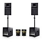 BASSBOSS Portable Performer Package With SV9-MK3 Pair, BB15-MK3 Pair, Speaker Poles & Cables thumbnail