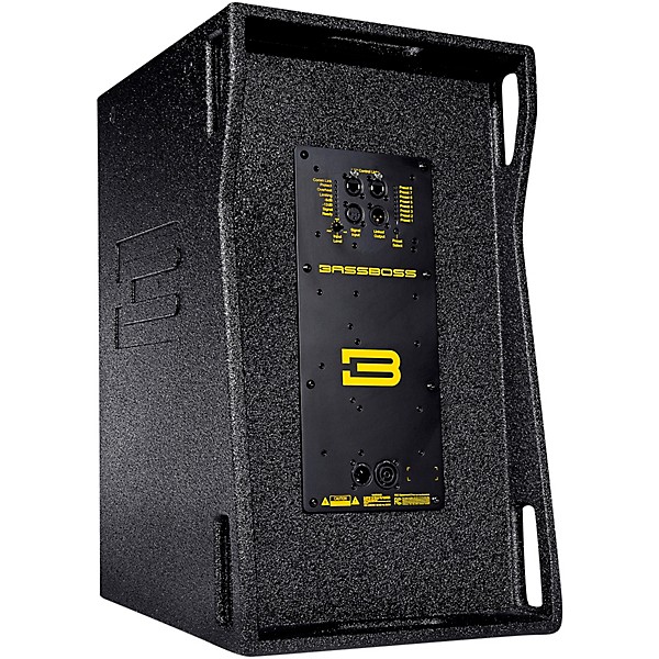 BASSBOSS DV12-MK3 12" Powered Speaker Pair With Speaker Stands