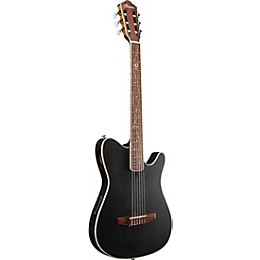 Ibanez TOD10N Tim Henson Signature Nylon Acoustic-Electric Guitar w/ Gig Bag Black Flat