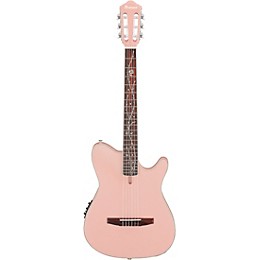 Ibanez TOD10N Tim Henson Signature Nylon Acoustic-Electric Guitar w/ Gig Bag Pearl Pink Flat