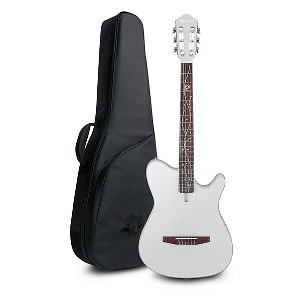 Ibanez TOD10N Tim Henson Signature Nylon Acoustic-Electric Guitar w/ Gig Bag Silver Metallic Flat