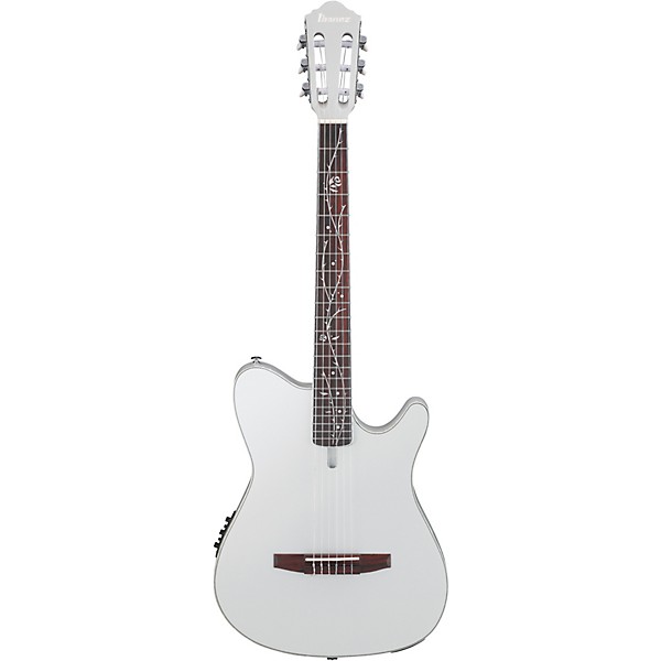 Ibanez TOD10N Tim Henson Signature Nylon Acoustic-Electric Guitar w/ Gig Bag Silver Metallic Flat