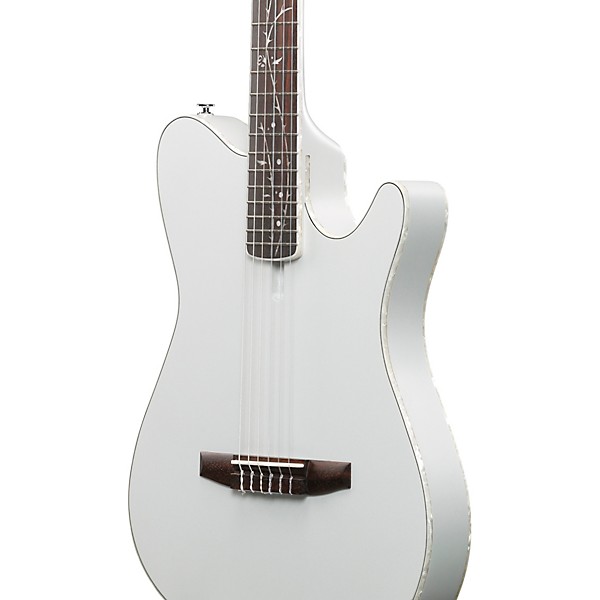 Ibanez TOD10N Tim Henson Signature Nylon Acoustic-Electric Guitar w/ Gig Bag Silver Metallic Flat