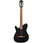 Ibanez TOD10NL Tim Henson Signature Left-Handed Nylon-String Acoustic-Electric Guitar w/ Gig Bag Transparent Black Flat