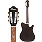 Ibanez TOD10NL Tim Henson Signature Left-Handed Nylon-String Acoustic-Electric Guitar w/ Gig Bag Transparent Black Flat