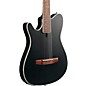 Ibanez TOD10NL Tim Henson Signature Left-Handed Nylon-String Acoustic-Electric Guitar w/ Gig Bag Transparent Black Flat