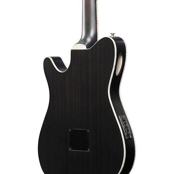Ibanez TOD20FMN Tim Henson Signature Nylon Acoustic-Electric Guitar w/ Gig Bag Black Burst Fade