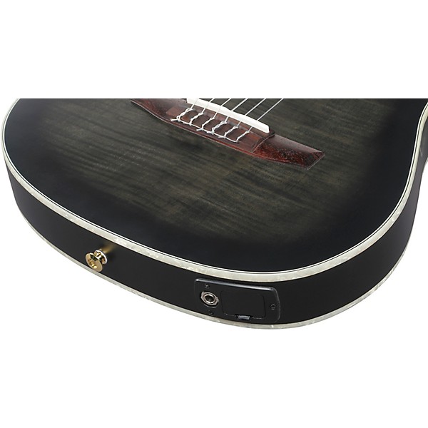 Ibanez TOD20FMN Tim Henson Signature Nylon Acoustic-Electric Guitar w/ Gig Bag Black Burst Fade