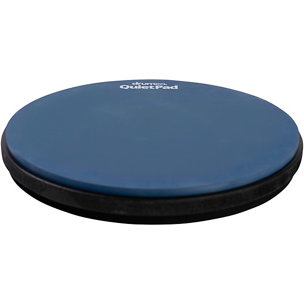 Drumeo QuietPad Practice Pad - Black, 12 in.