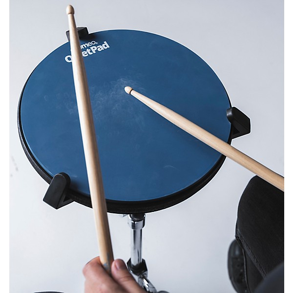 Drumeo QuietPad Practice Pad - Black, 12 in.