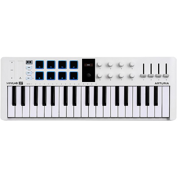 Arturia MiniLab 3 37-Key Controller Bundle With Universal Audio Volt 2 Interface and Warm Audio WA-CAB Studio Headphones -...