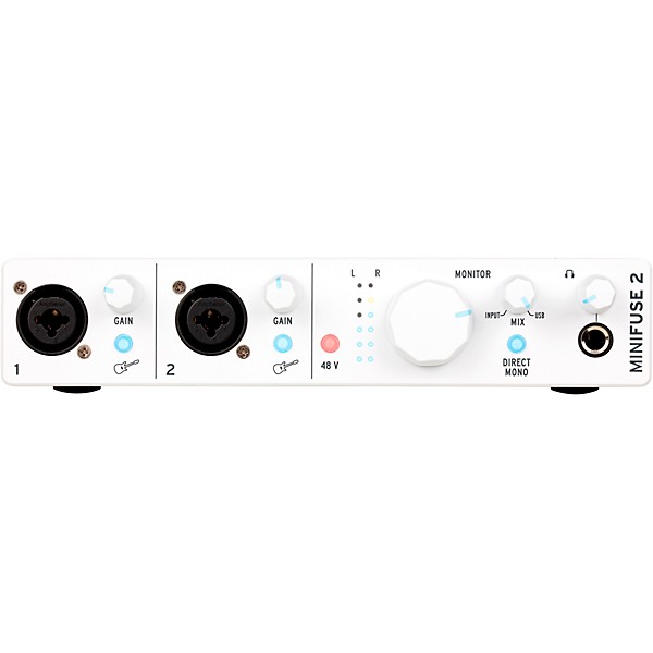 Arturia MiniLab 3 37-Key Controller Bundle With Minifuse 2 Interface, Yamaha HS5 Monitor Pair and Stands/Cables - White