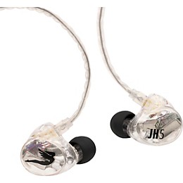 JH Audio JH5 Universal In-Ear Monitors - Clear