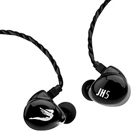 JH Audio JH5 Universal In-Ear Monitors - Black