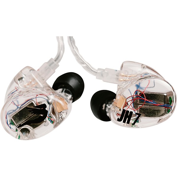 JH Audio JH7 Universal In-Ear Monitors - Clear