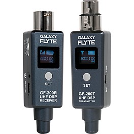 Galaxy Audio FLYTE GF-200-2 UHF DSP Wireless System DUO Pack - 500-523 MHz