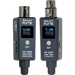 Galaxy Audio FLYTE GF-200-2 UHF DSP Wireless System DUO Pack - 524-547 MHz
