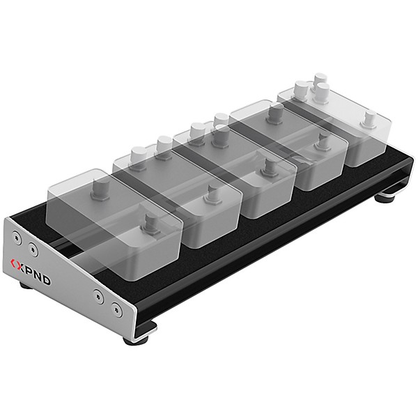 D'Addario XPND Core Pedalboard Single Row with Backline Core 1 Pedalboard Transporter