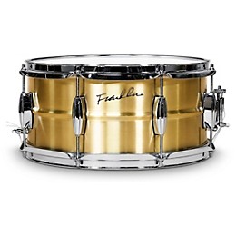Franklin Drum Company Brushed Brass Snare Drum - 14 x 6.5 in.