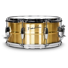 Franklin Drum Company Brushed Brass Snare Drum - 14 x 6.5 in.