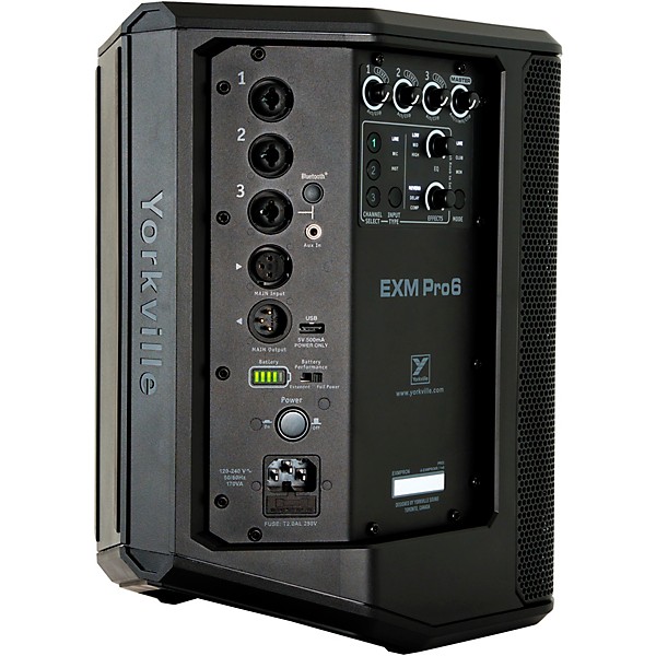 Yorkville EXM Pro6 6" Battery-Powered PA Speaker