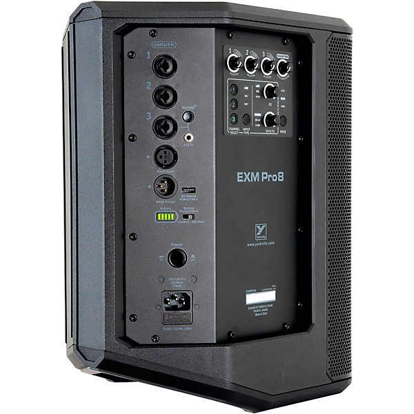 Yorkville EXM Pro8 8" Battery-Powered PA Speaker