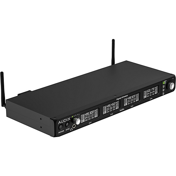 Audix Novacore NC4HEC Quad-Channel Digital Handheld Wireless System