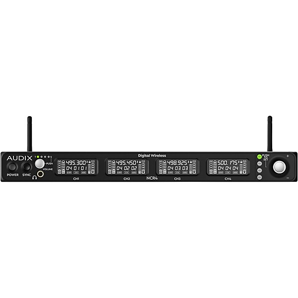 Audix Novacore NC4BX10 Quad-Channel Bodypack Wireless System