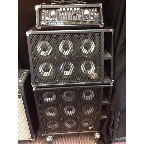 Used Phil Jones Bass M500 With 6t And 9b Piranha Cabinets Bass Stack ...