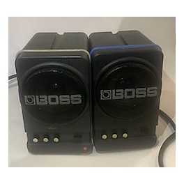 Used BOSS MA12 MICRO MONITOR PAIR Powered Monitor