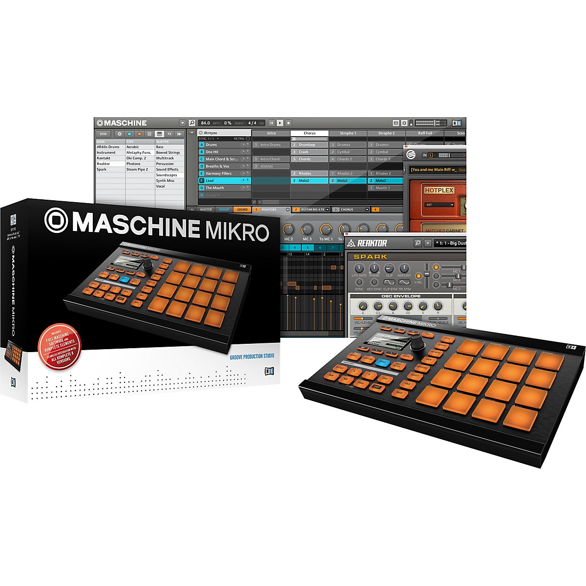 native instruments maschine mikro mk2 groove production studio