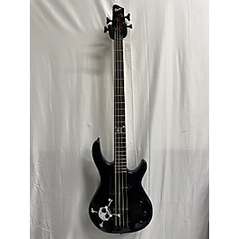 Used Squier MB4 Skull & Crossbones Electric Bass Guitar