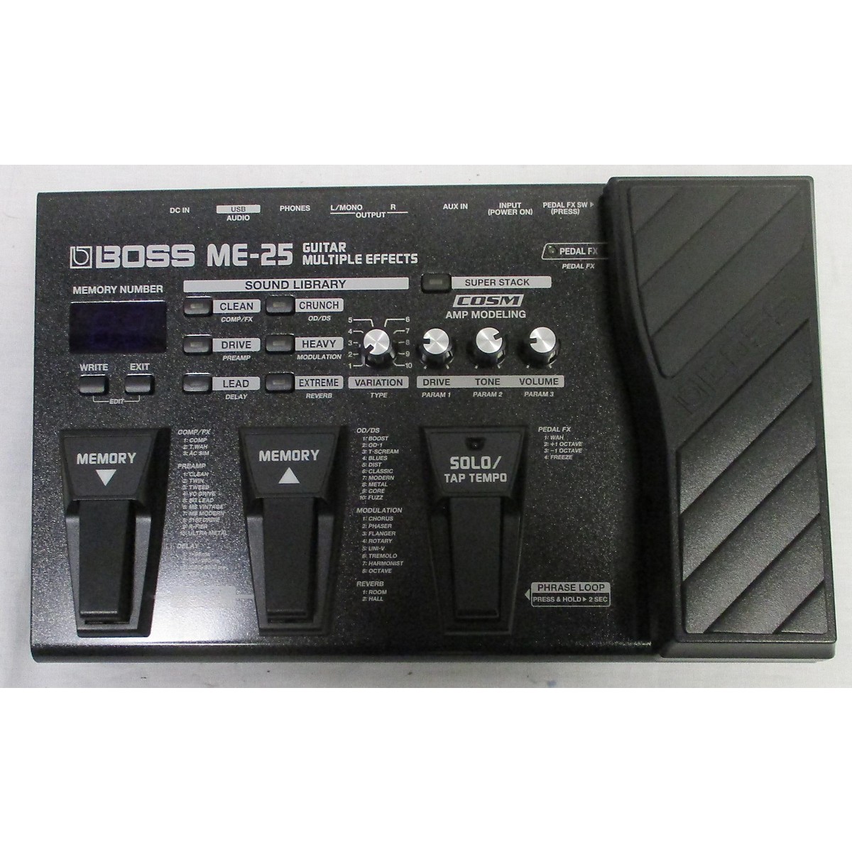 Used Boss ME25 Guitar Multi Effect Processor Guitar Center