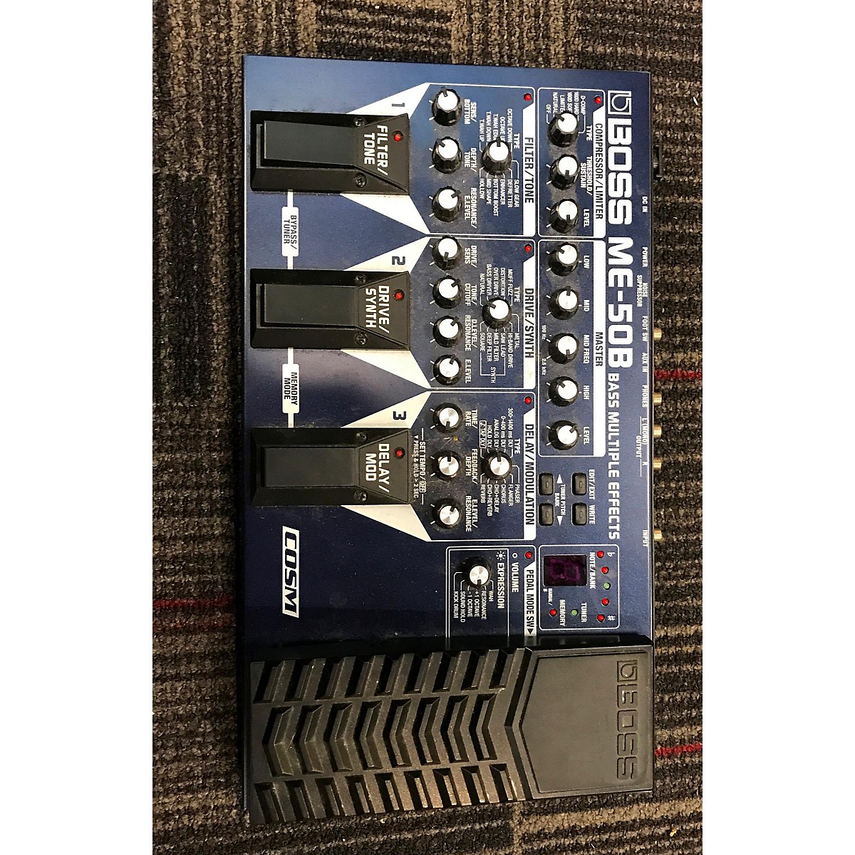 Used Boss ME50B Bass Multi Bass Effect Pedal Guitar Center