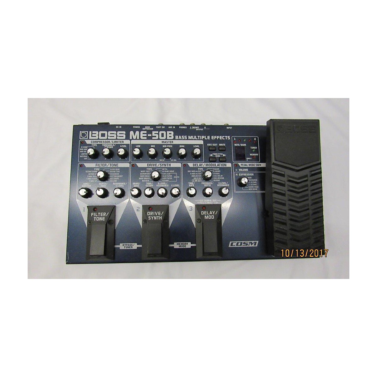 Used Boss ME50B Bass Multi Bass Effect Pedal Guitar Center