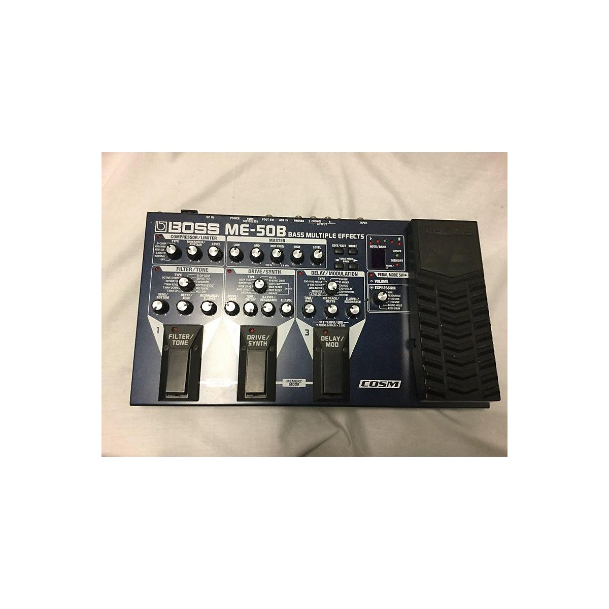 Used Boss ME50B Bass Multi Bass Effect Pedal Guitar Center