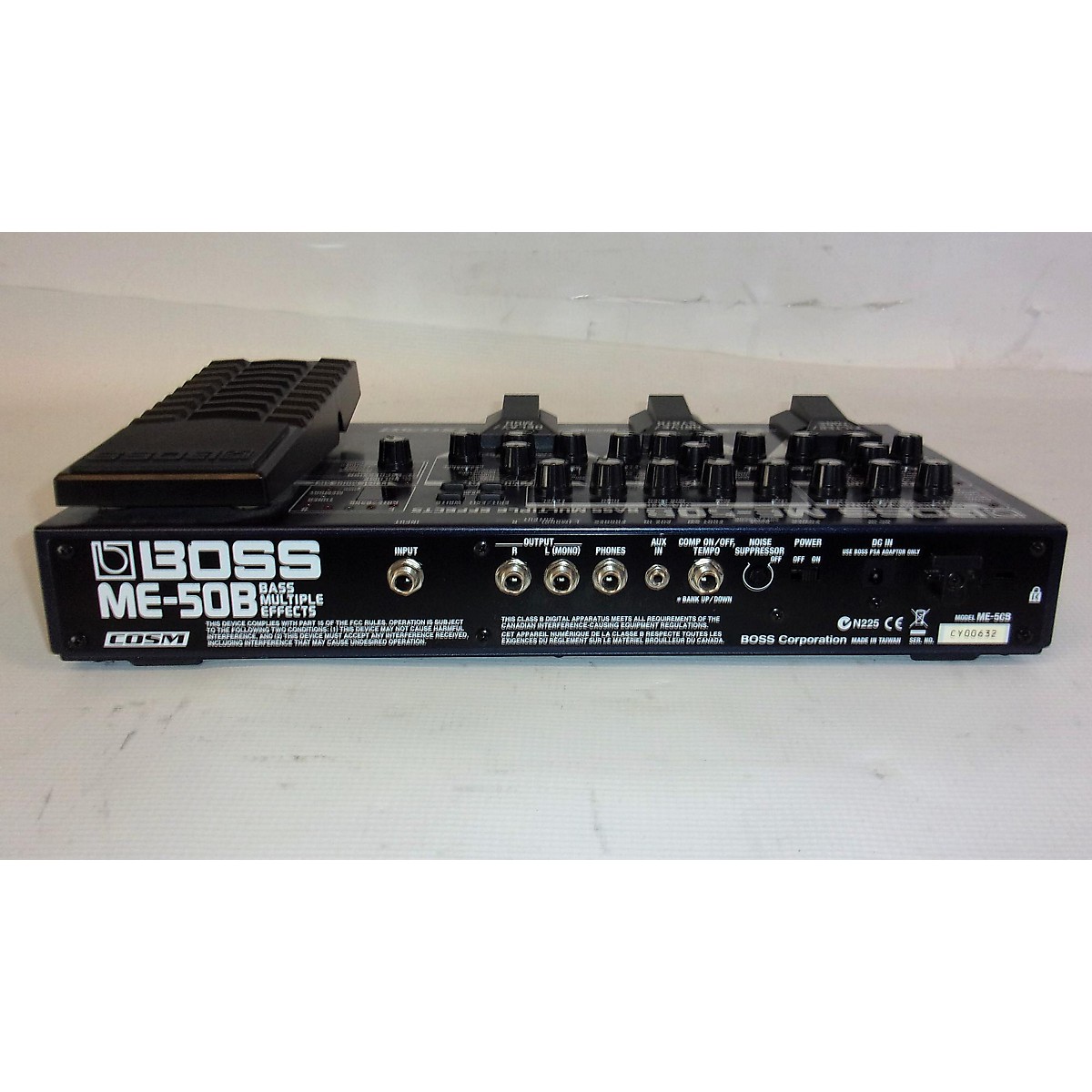 Used Boss ME50B Bass Multi Bass Effect Pedal Guitar Center