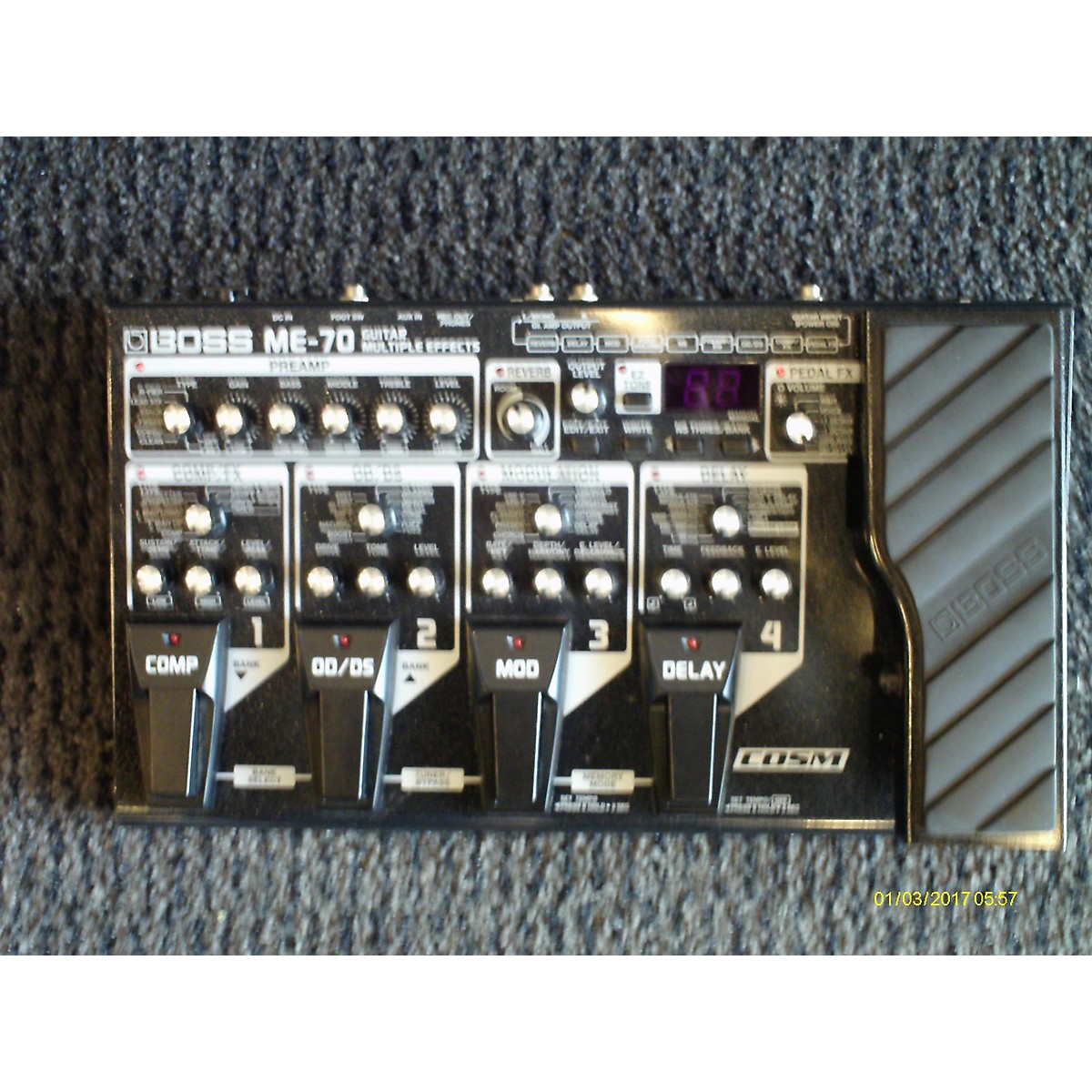 Used Boss ME70 Guitar Multi Effect Processor Guitar Center