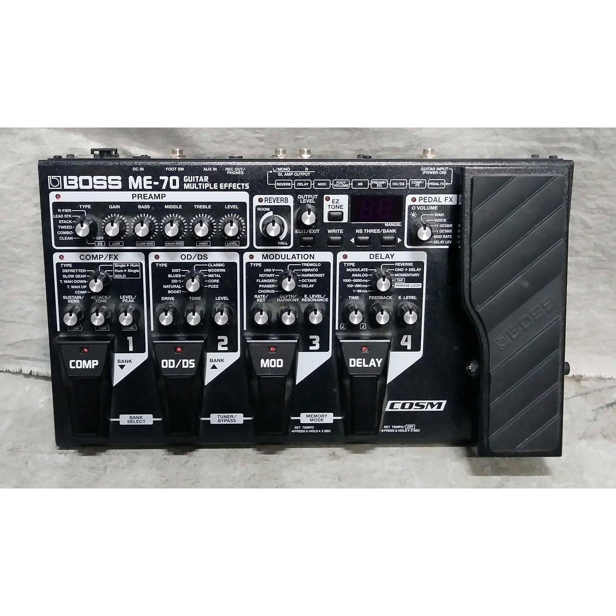 Used Boss ME70 Guitar Multi Effect Processor Guitar Center