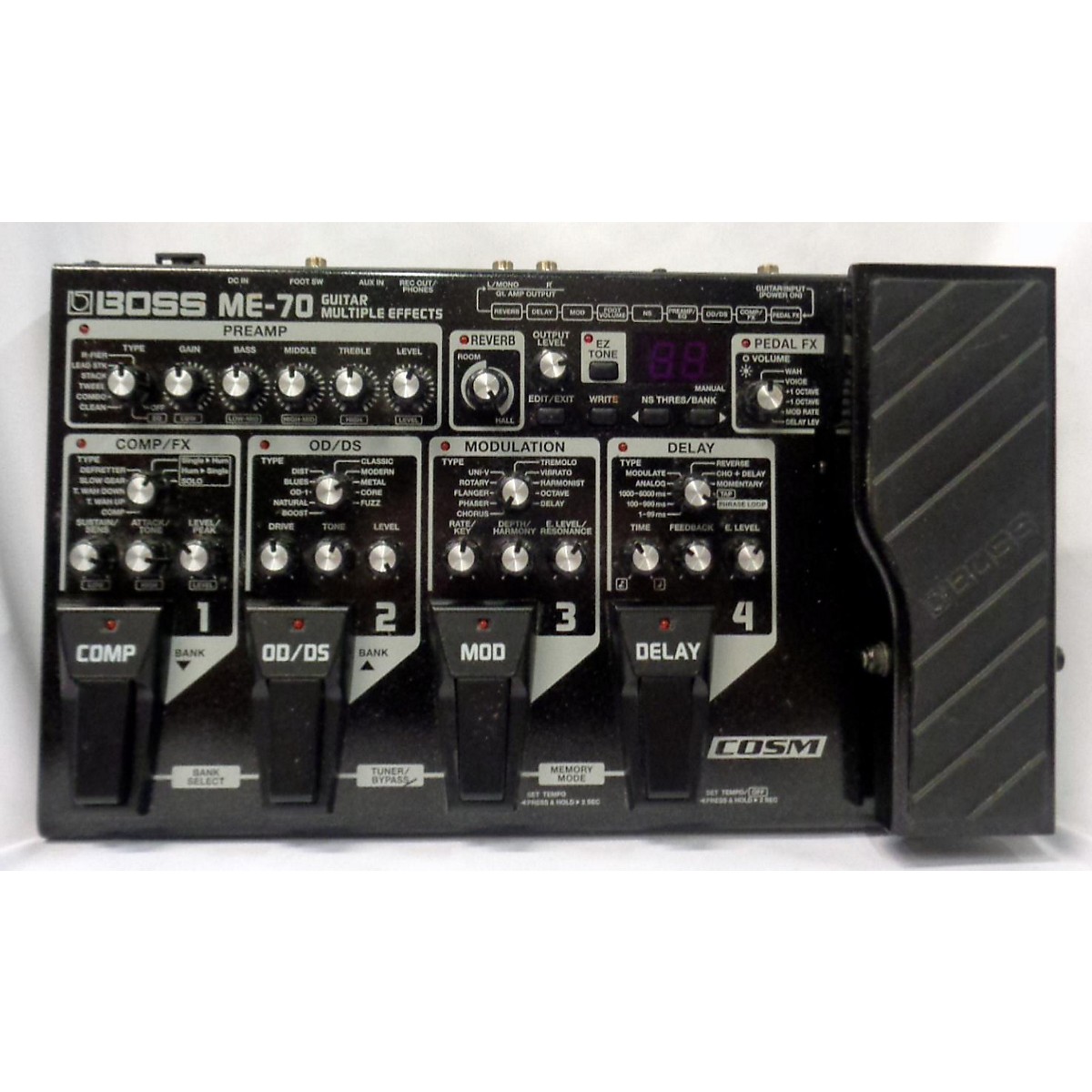 Used Boss ME70 Guitar Multi Effect Processor Guitar Center