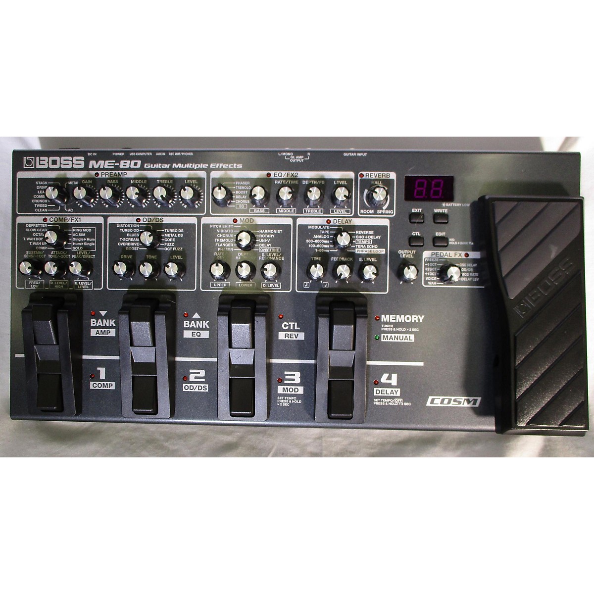 Used Boss ME80 Guitar Multi Effect Processor Guitar Center