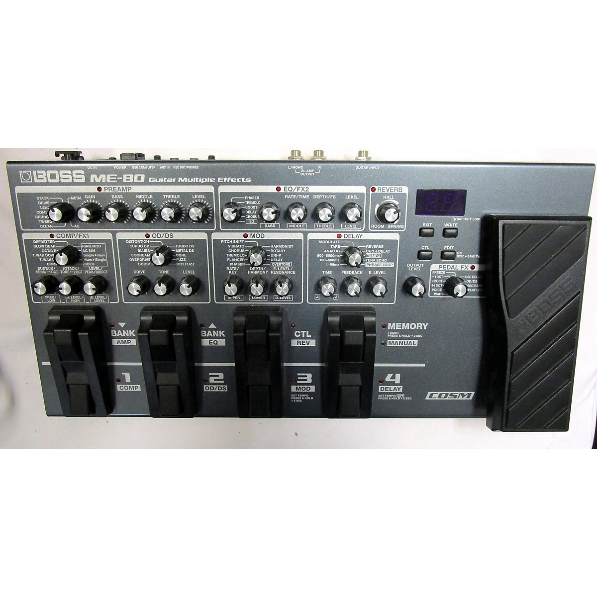 Used Boss ME80 Guitar Multi Effect Processor Guitar Center