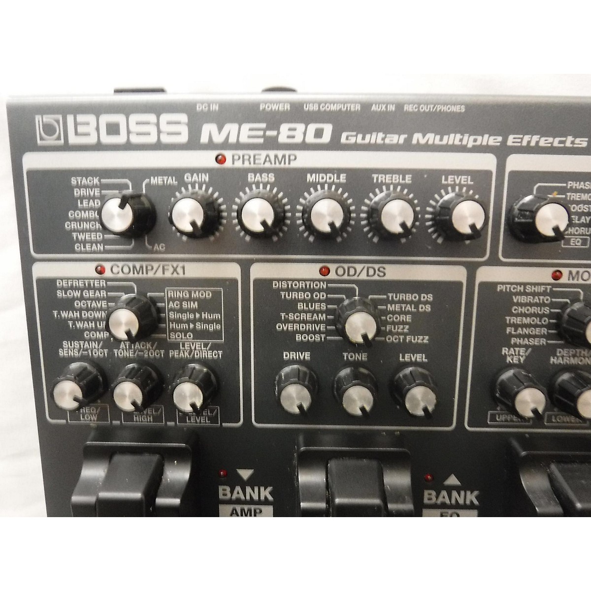 Used Boss ME80 Guitar Multi Effect Processor Guitar Center
