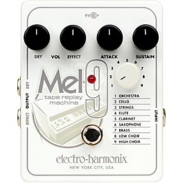 Open Box Electro-Harmonix MEL9 Tape Replay Machine Guitar Effects Pedal Level 1