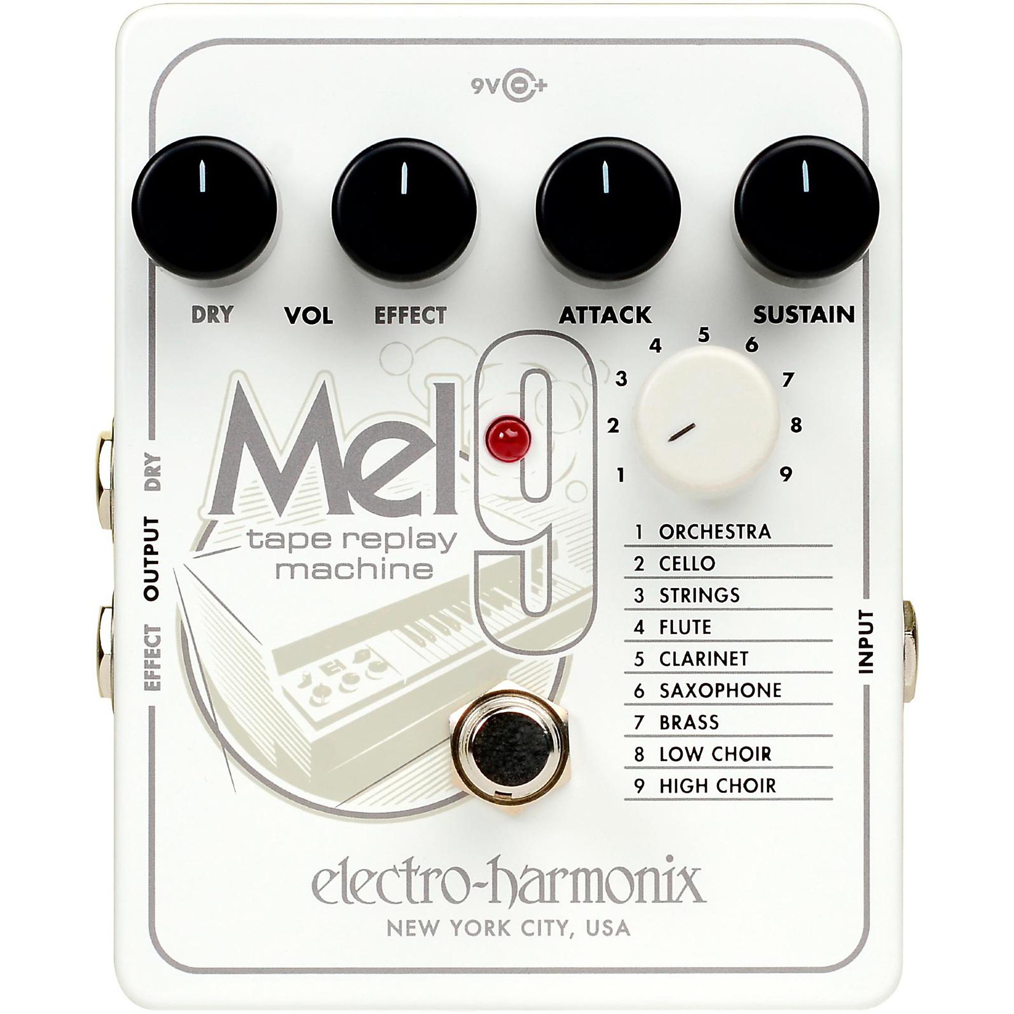 ElectroHarmonix MEL9 Tape Replay Machine Guitar Effects Pedal Guitar